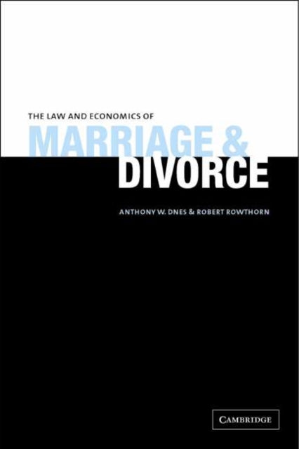 Book cover of: Law and Economics of Marriage and Divorce