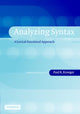 Book cover of: Analyzing Syntax
