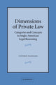 Book cover of: Dimensions of Private Law