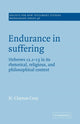 Book cover of: Endurance in Suffering. By: N. Clayton Croy