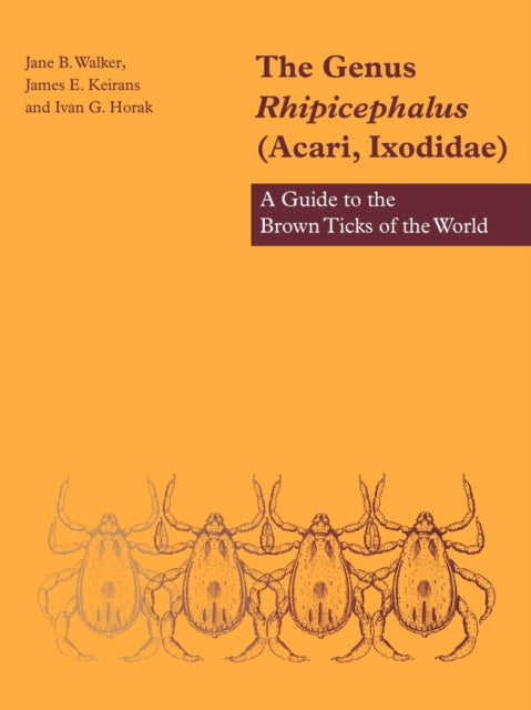 Book cover of: Genus Rhipicephalus (Acari, Ixodidae). By: Jane B. Walker