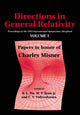 Book cover of: Directions in General Relativity: Volume 1