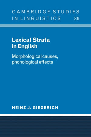 Lexical Strata in English