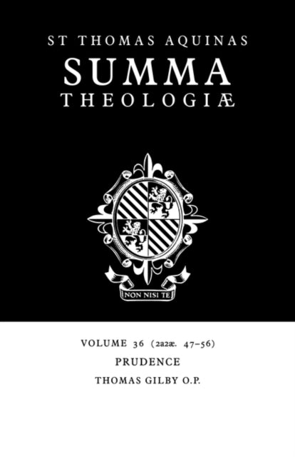 Book cover of: Summa Theologiae: Volume 36, Prudence. By: Thomas Aquinas
