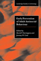 Book cover of: Early Prevention of Adult Antisocial Behaviour
