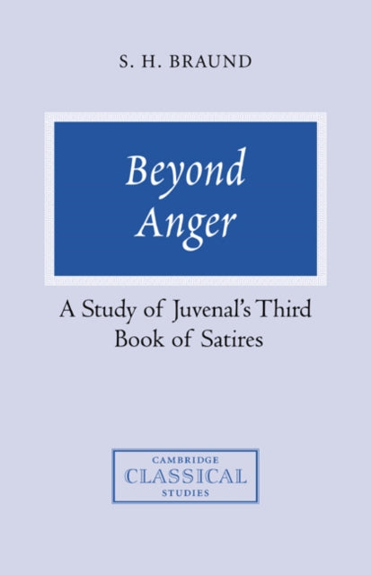 Book cover of: Beyond Anger. By: Susan H. Braund