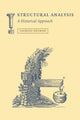 Book cover of: Structural Analysis. By: Jacques Heyman