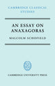Book cover of: Essay on Anaxagoras. By: Malcolm Schofield