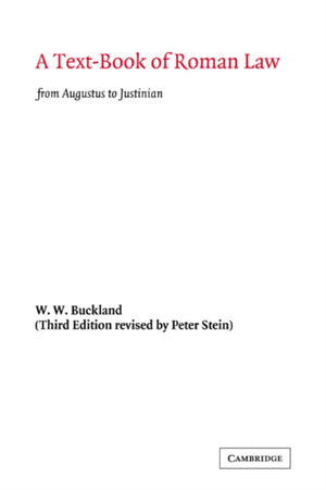A Text-Book of Roman Law