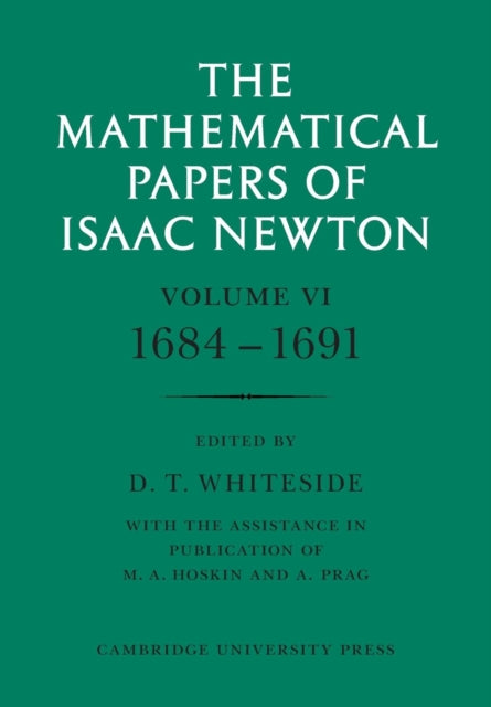 Book cover of: Mathematical Papers of Isaac Newton: Volume 6. By: Isaac Newton
