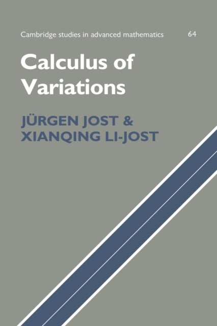 Book cover of: Calculus of Variations. By: Jürgen Jost