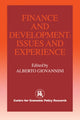 Book cover of: Finance and Development. By: Alberto Giovannini