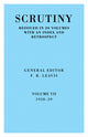 Book cover of: Scrutiny: A Quarterly Review vol. 7 1938-39. By: F. R. Leavis