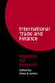Book cover of: International Trade and Finance. By: Peter B. Kenen