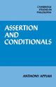 Book cover of: Assertion and Conditionals. By: Anthony Appiah