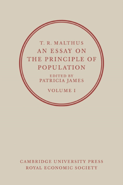 Book cover of: Essay on the Principle of Population: Volume 1. By: Patricia James