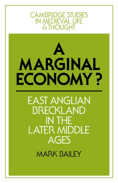 Book cover of: Marginal Economy?. By: Mark Bailey