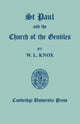 Book cover of: St Paul and the Church of the Gentiles. By: Wilfred L. Knox