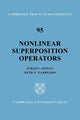 Book cover of: Nonlinear Superposition Operators. By: Jürgen Appell