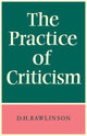 Book cover of: Practice of Criticism