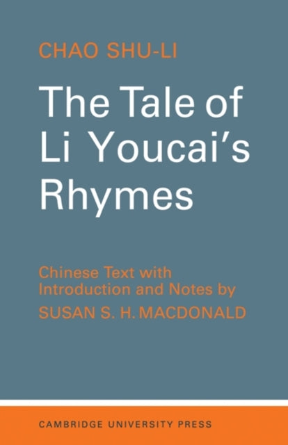 Book cover of: Tale of Li-Youcai's Rhymes
