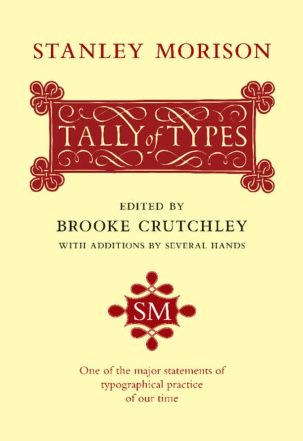 Book cover of: Tally of Types. By: Stanley Morison