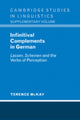 Book cover of: Infinitival Complements in German. By: Terence McKay