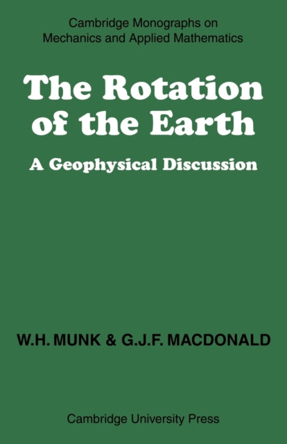 Book cover of: Rotation of the Earth. By: Walter H. Munk