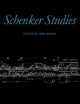 Book cover of: Schenker Studies. By: Hedi Siegel