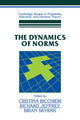 Book cover of: Dynamics of Norms. By: Cristina Bicchieri