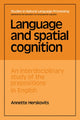 Book cover of: Language and Spatial Cognition. By: Annette Herskovits