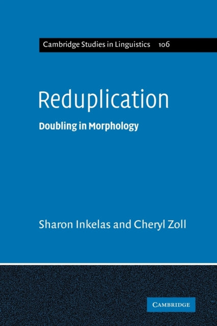 Book cover of: Reduplication. By: Sharon Inkelas