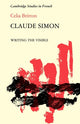 Book cover of: Claude Simon. By: Celia Britton