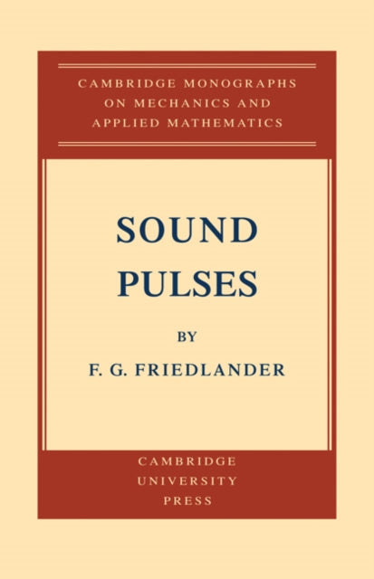 Book cover of: Sound Pulses. By: F. G. Friedlander