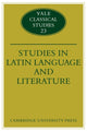 Book cover of: Studies in Latin Language and Literature. By: Cole, Thomas