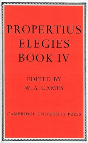 Propertius: Elegies Book 4
