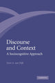 Book cover of: Discourse and Context. By: Teun A. Van Dijk