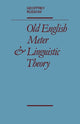 Book cover of: Old English Meter and Linguistic Theory. By: Geoffrey Russom