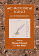 Book cover of: Archaeological Science. By: Michael Richards
