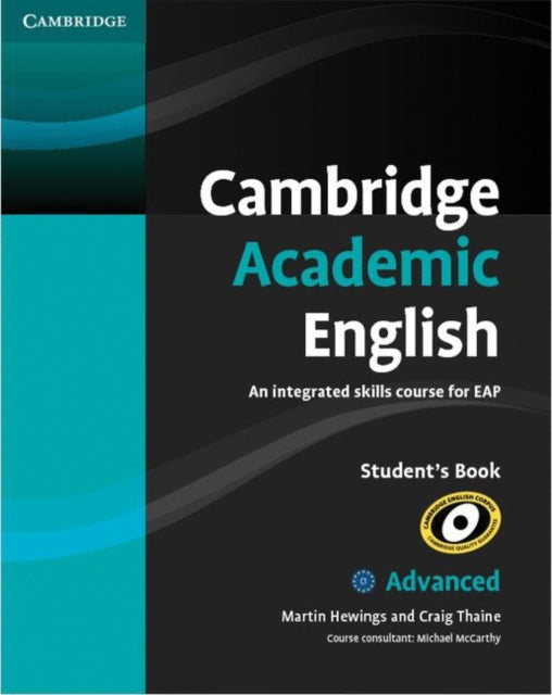 Book cover of: Cambridge Academic English C1 Advanced Student's Book