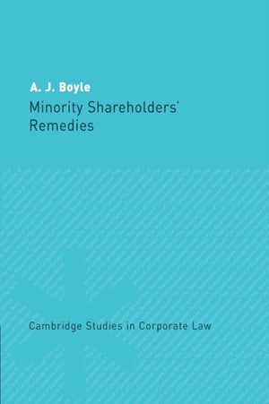 Minority Shareholders' Remedies