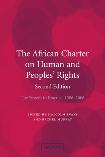 Book cover of: African Charter on Human and Peoples' Rights. By: Malcolm Evans