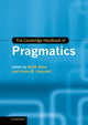 Book cover of: Cambridge Handbook of Pragmatics. By: Keith Allan