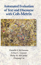 Book cover of: Automated Evaluation of Text and Discourse with Coh-Metrix. By: Danielle S. McNamara