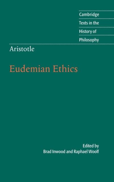 Book cover of: Aristotle: Eudemian Ethics. By: Aristotle