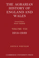 Book cover of: Agrarian History of England and Wales: Volume 8, 1914–1939. By: Edith H. Whetham