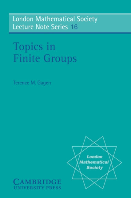 Book cover of: Topics in Finite Groups