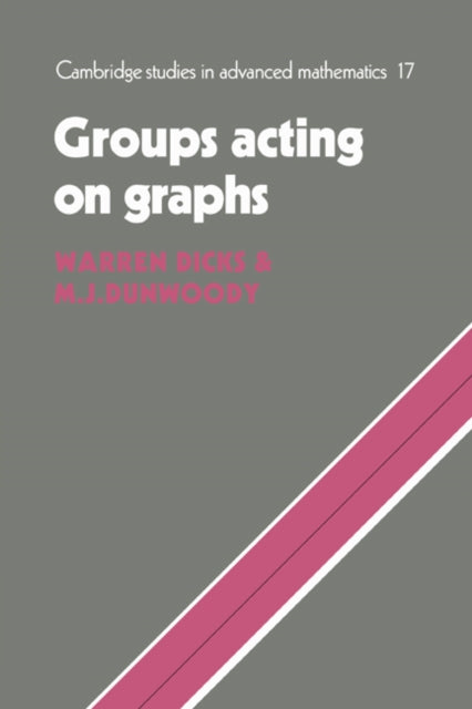Book cover of: Groups Acting on Graphs