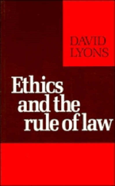 Book cover of: Ethics and the Rule of Law