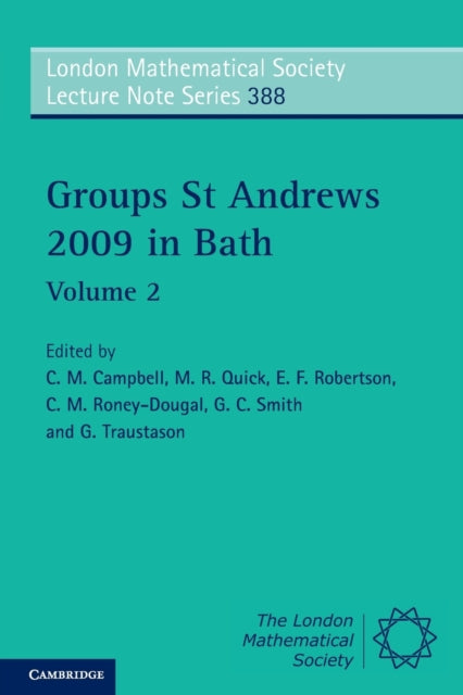 Book cover of: Groups St Andrews 2009 in Bath: Volume 2. By: C. M. Campbell